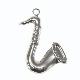Hollow Stainless steel Saxophone Pendant
