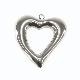 Hollow Stainless steel Heart Pendant