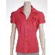 Rosettes woven shirt, S6527