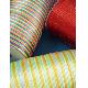 Red Color with Metallic Lines / Multi-Colors