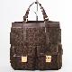Jacquard C tote bag with leather trimming, 1452