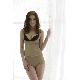 Ladies' knitted control camisole & brief set, CA / CBF31336