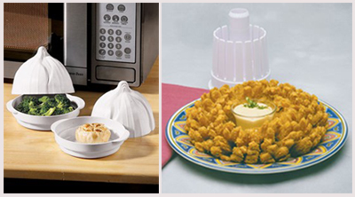 Microwave Onion Cooker and Onion Blossom Maker