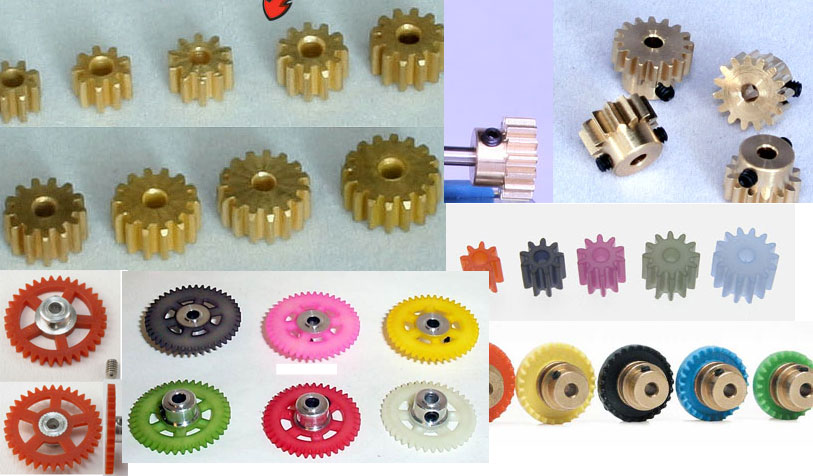 Different gears in module 50 for slotcars wanted