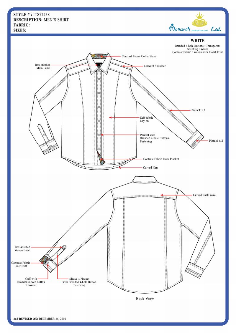 Mens 50's Count Shirt