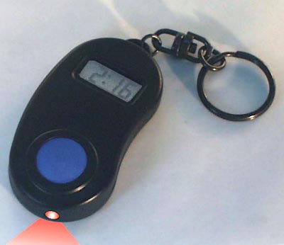 Deluxe Keychain Clock and Flashlight
