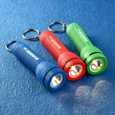Sell 1AA Mini Rubber Light with Keychain