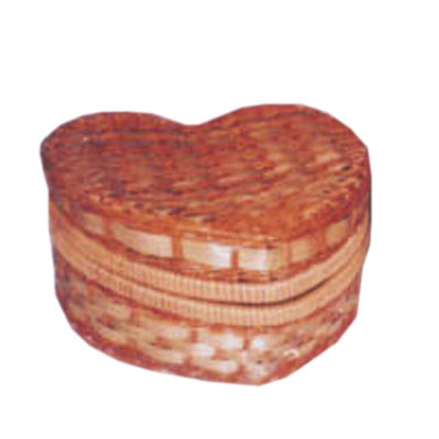 Fern & Bamboo Heart Shaped Cosmetic Box