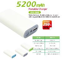 Sell 5,200mAh Power Bank, Lithium-ion, 5V/2,1A Output, for iPod, iPhone, iPad, Tablet & Smartphone