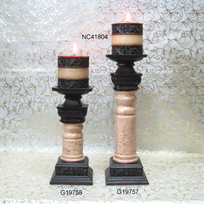 Classic Candle Holder w/Candles