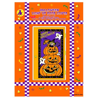 Light-Up Door Cover 4 Light Bulbs