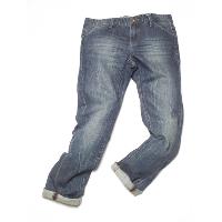 Men's creased jean