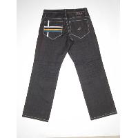 Men's 3d whiskher washed jean (bk)