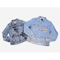 Ladies' embellished stretch jackets