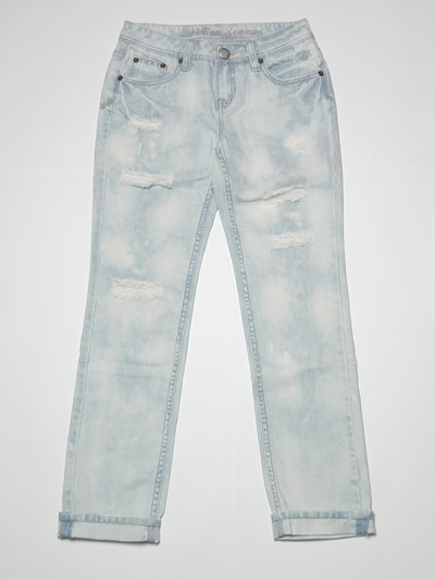 Girl's dyed effect jean
