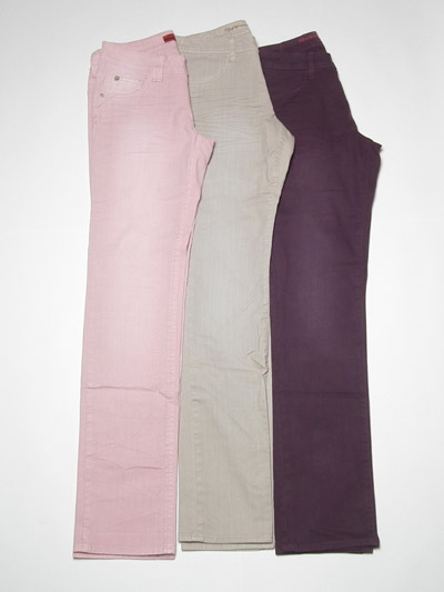 Ladies' garemnt dyed pant