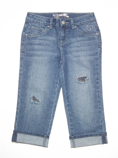 Ladies' heatseal capri