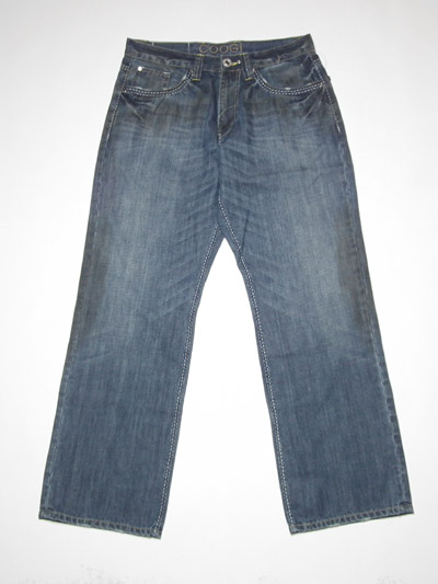 Men's dirty washed jean (frt)