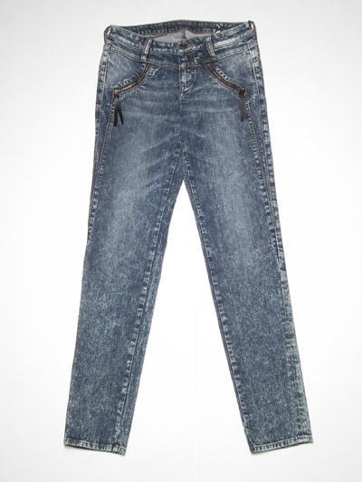 Ladies' zipped jean