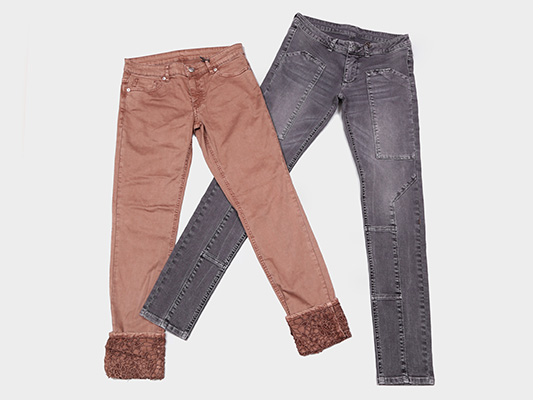 Ladies' fancy stretch jeans