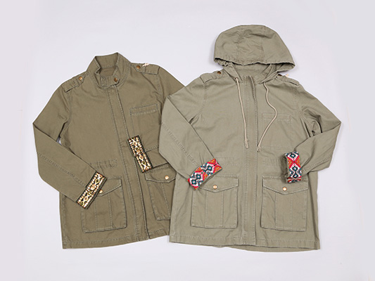 Ladies' twill stretch jackets