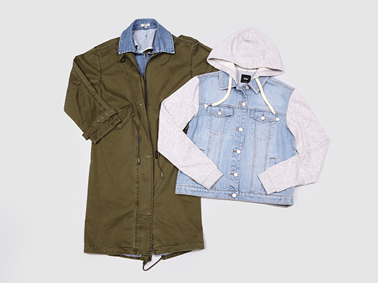 Ladies' twill stretch jackets