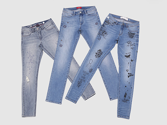 printed jeans for ladies