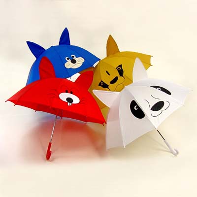 Animal with Big Ear Straight Umbrella