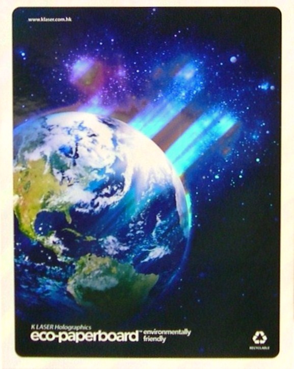 Holographic Eco-paper