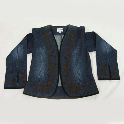 Denim Jacket w/ Emb
