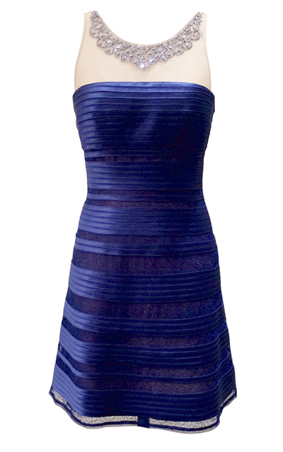 Embellished Lace Binding Dress