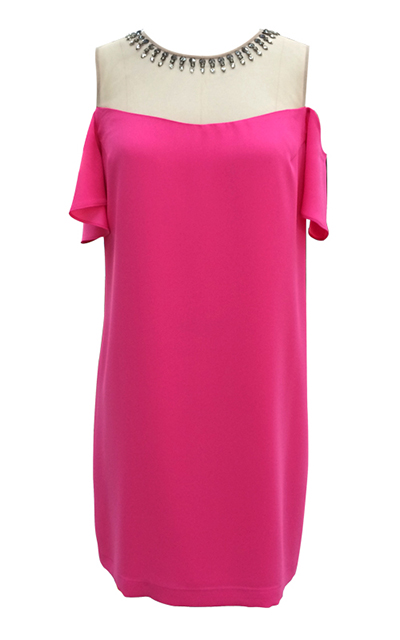 Embellished Off Shoulder Dress