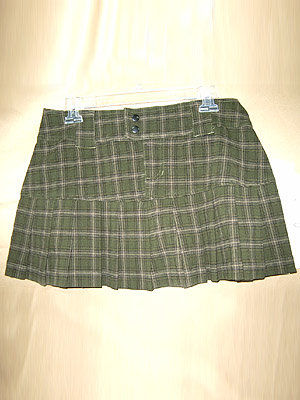 Ladies 64% Poly 34% Rayon 2% Spandex Woven Skirt