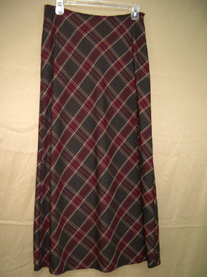 Ladies 65% Poly 35% Rayon Woven Skirt