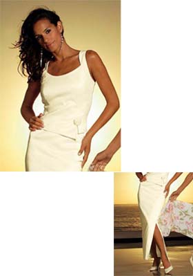 Top with detachable flower
(style for display only and not for sell)