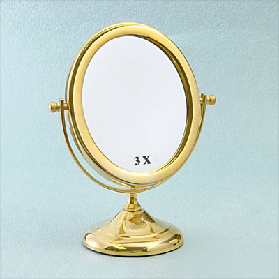 Sell OVAL 2-SIDE METAL STAND MIRROR