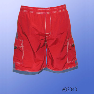 100% Polyester Microfiber Shorts with 100% Polyester Mesh Inner Brief