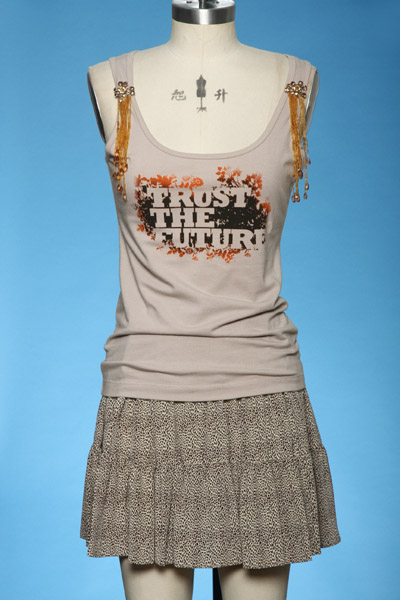 Ladies' Knitted Pullover / Ladies' Woven Skirt