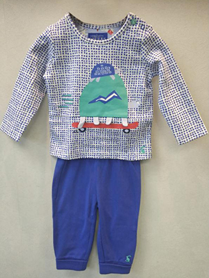 Baby Boy 3D Applique Tee & Trouser Set