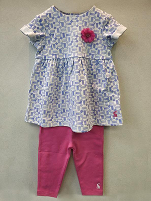Baby Girl Dress & Legging Set