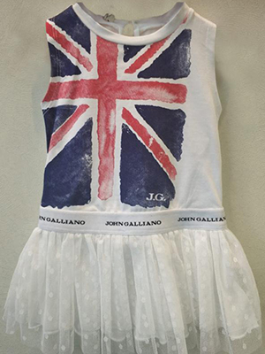 Baby Girl Water Print Dress