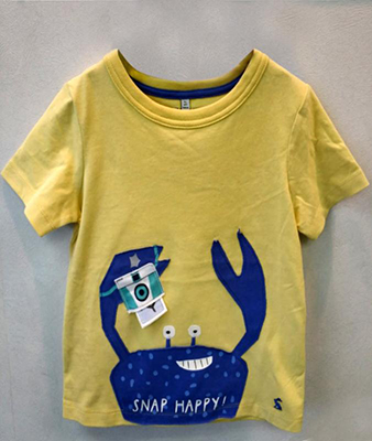 Boy 3D Applique Tee