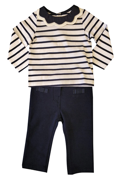 Babie's Girl Knit Top & Trouser Set