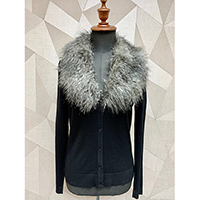 Knit Sweaters with Lace/Fur Trimmings