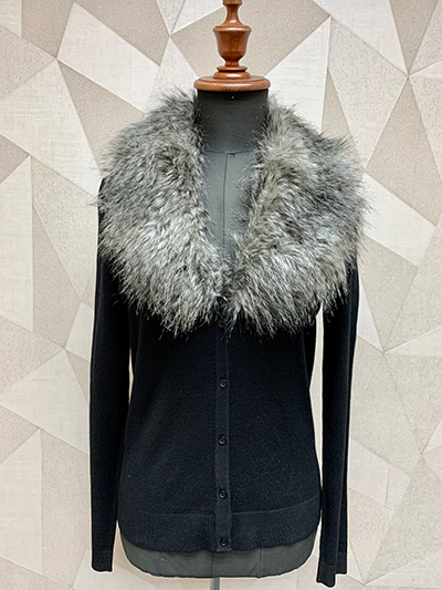 Knit Sweaters with Lace/Fur Trimmings