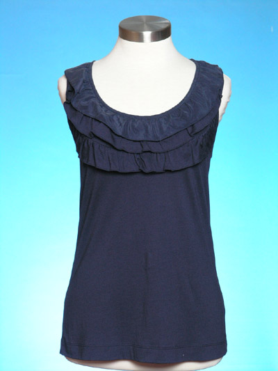 Ladies ruffle vest