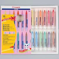 12 Light-colored Chalk Crayons, Replaceable