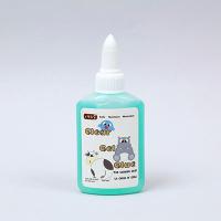 57.23 INU Hippo and Friends Cow, Bird Clear Gel/Puzzle Glue, Green