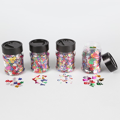 CONFETTI & SHAPE MIXED PACKS 100G