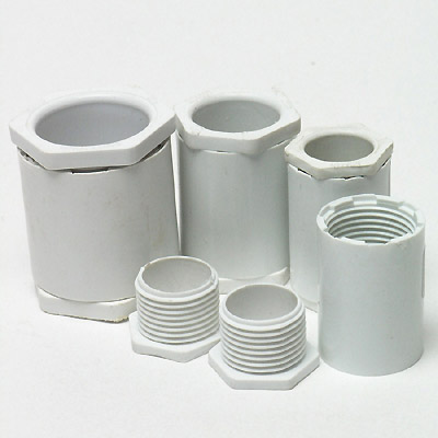 Plastic Conduit Coupler with Double Screw